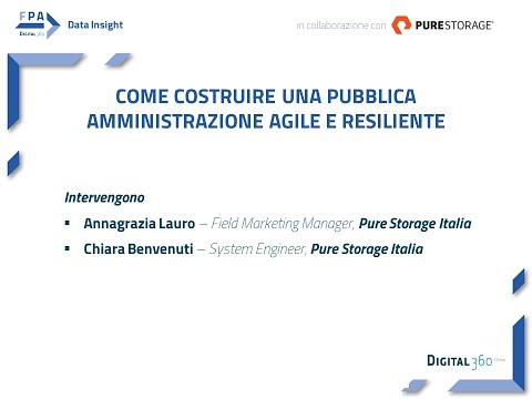 DATA INSIGHT: Come costruire una Pubblica Amministrazione agile e resiliente