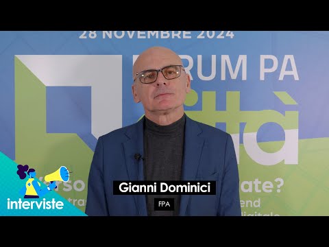 Dominici: &quot;ICity Rank 2024: crescita digitale dei comuni italiani e riduzione del digital divide&quot;