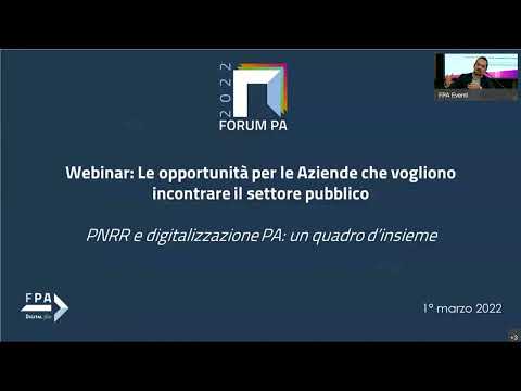 FORUM PA 2022 (14/17 giugno). Opportunità per le Aziende che vogliono incontrare il settore pubblico