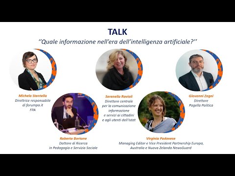 Maratona FORUM PA | Quale informazione nell’era dell’intelligenza artificiale